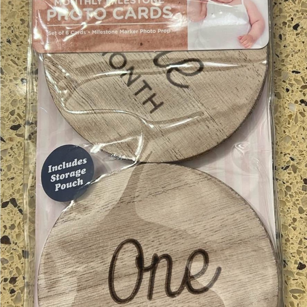Wooden Milestone Photo Cards